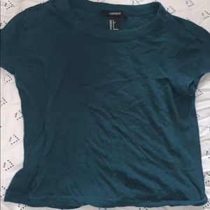 Basic forever 21 cropped tee